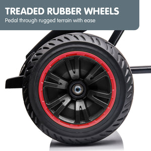 Kids Ride On Pedal Powered Go Kart - Racing Style | Red | Kahuna G18