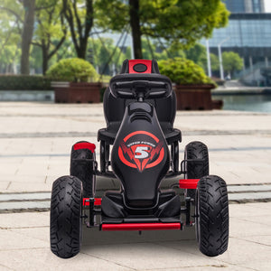 Kids Ride On Pedal Powered Go Kart - Racing Style | Red | Kahuna G18