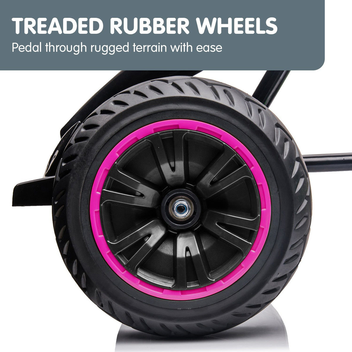 Kahuna G18 Kids Pedal Go Kart (Rose Pink)