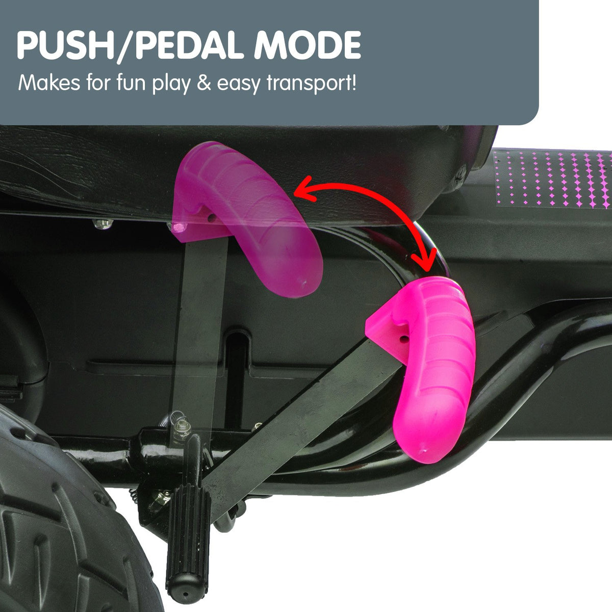 Kahuna G18 Kids Pedal Go Kart (Rose Pink)