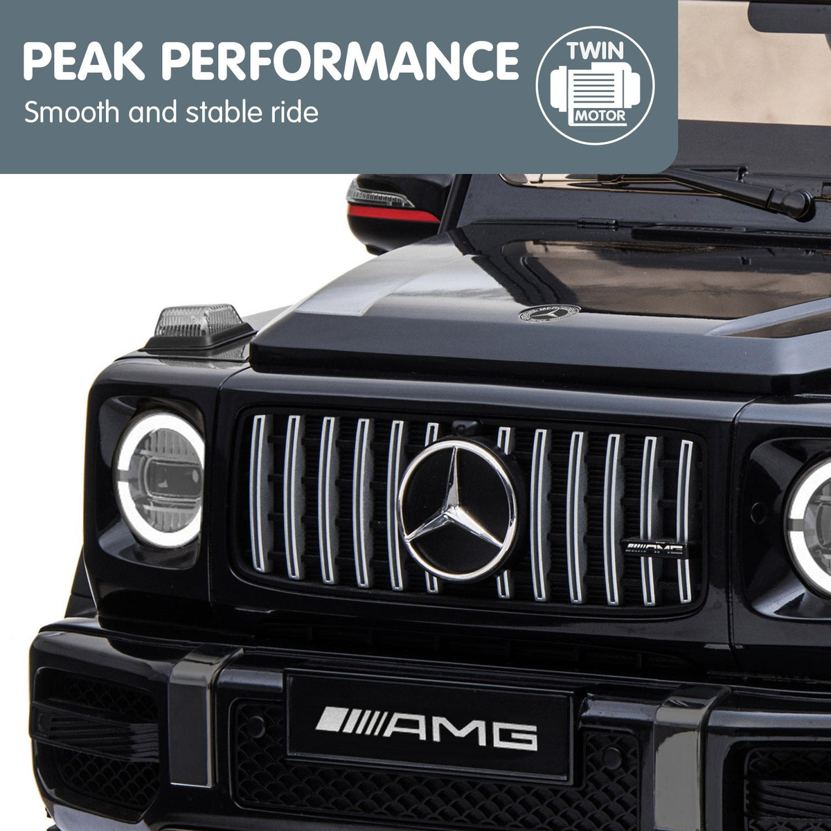 Kahuna Mercedes Benz AMG G63 Licensed Kids Ride-On Electric Car with Remote Control (Black)