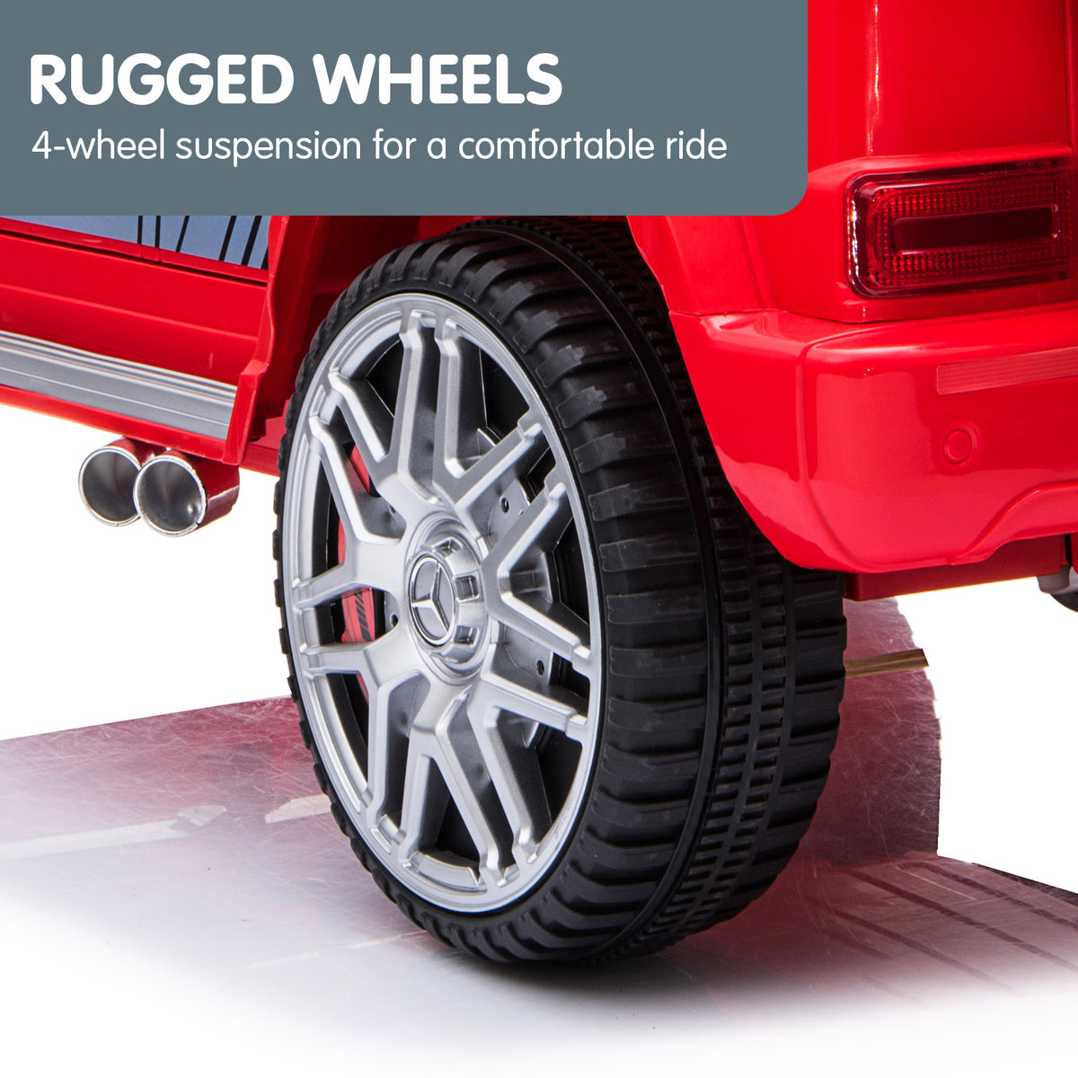 Kahuna Mercedes Benz AMG G63 Licensed Kids Ride-On Electric Car with Remote Control (Red)