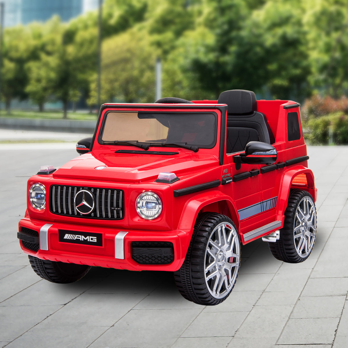 Kahuna Mercedes Benz AMG G63 Licensed Kids Ride-On Electric Car with Remote Control (Red)