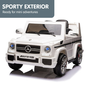 Kahuna AMG G65 Licensed Kids Ride-On Electric Car with Remote Control (White)