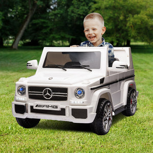 Kahuna AMG G65 Licensed Kids Ride-On Electric Car with Remote Control (White)