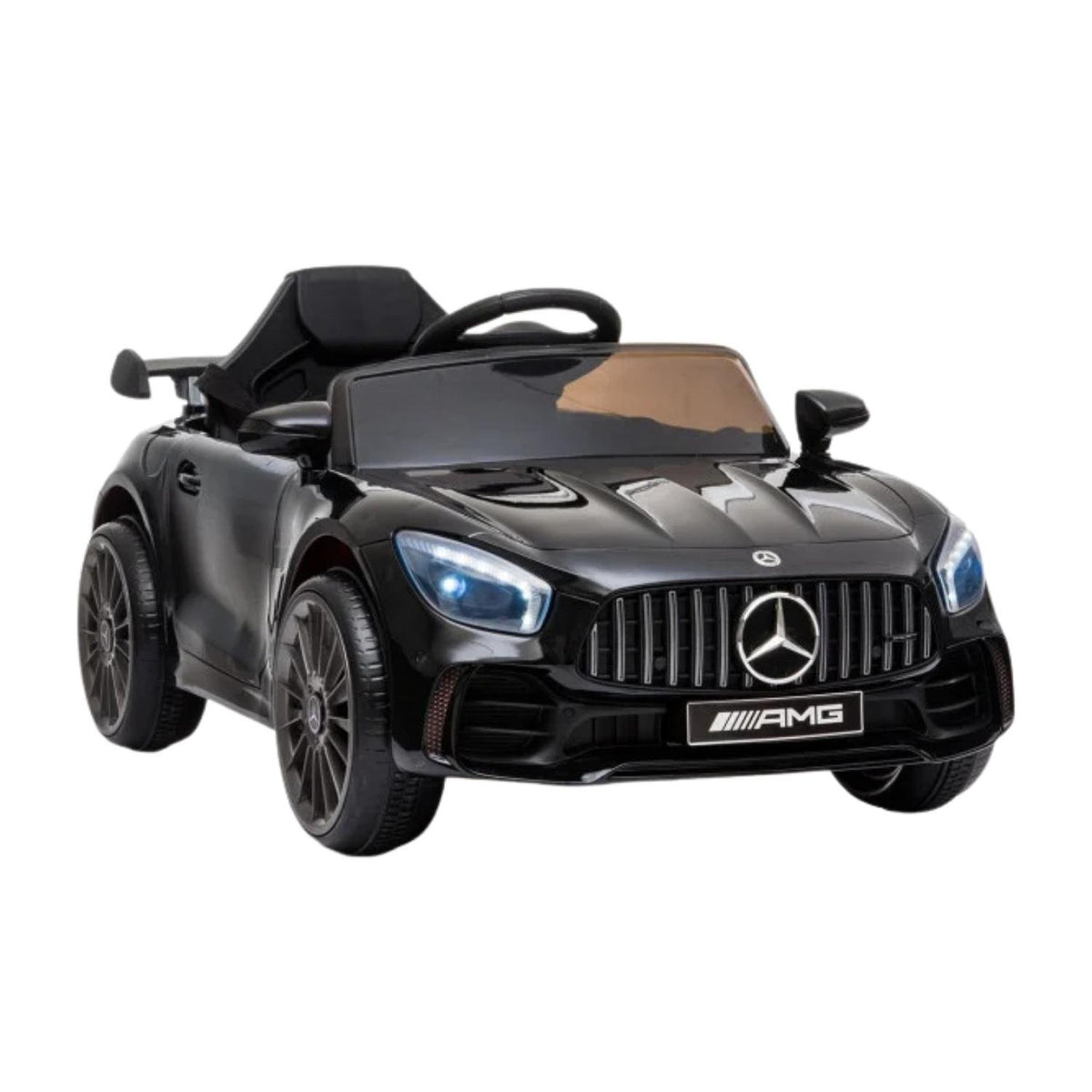 Mercedes Benz Licensed Kids Electric Ride On Car | Remote Control - Black | Kahuna
