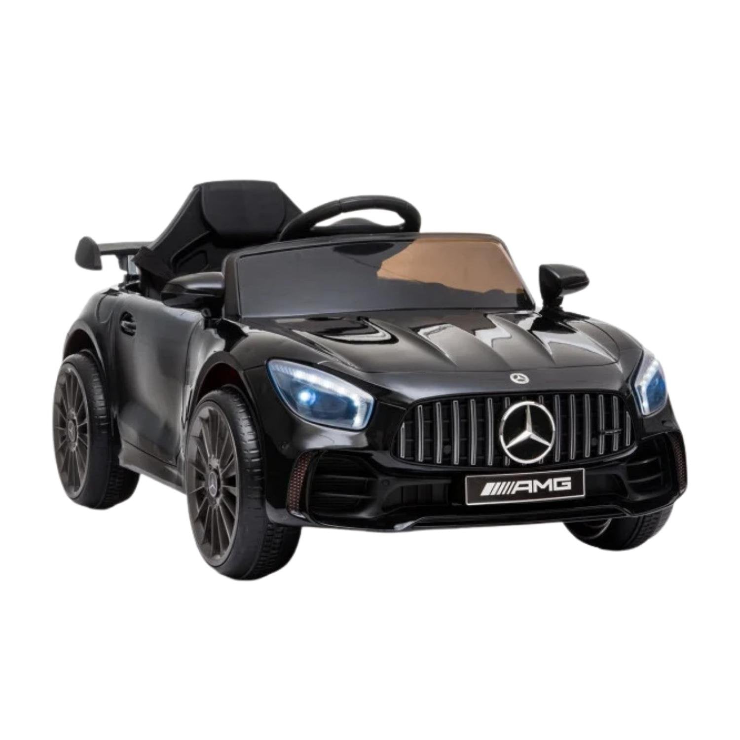 Mercedes Benz Licensed Kids Electric Ride On Car | Remote Control - Black | Kahuna