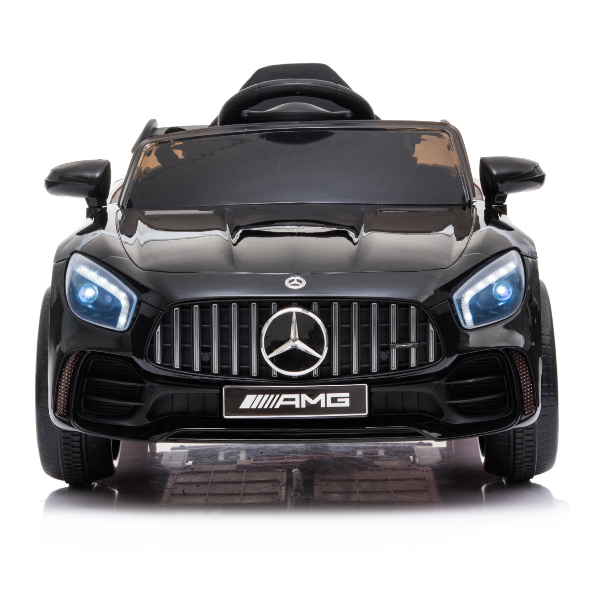 Mercedes Benz Licensed Kids Electric Ride On Car | Remote Control - Black | Kahuna