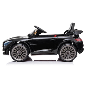 Mercedes Benz Licensed Kids Electric Ride On Car | Remote Control - Black | Kahuna