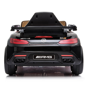 Mercedes Benz Licensed Kids Electric Ride On Car | Remote Control - Black | Kahuna