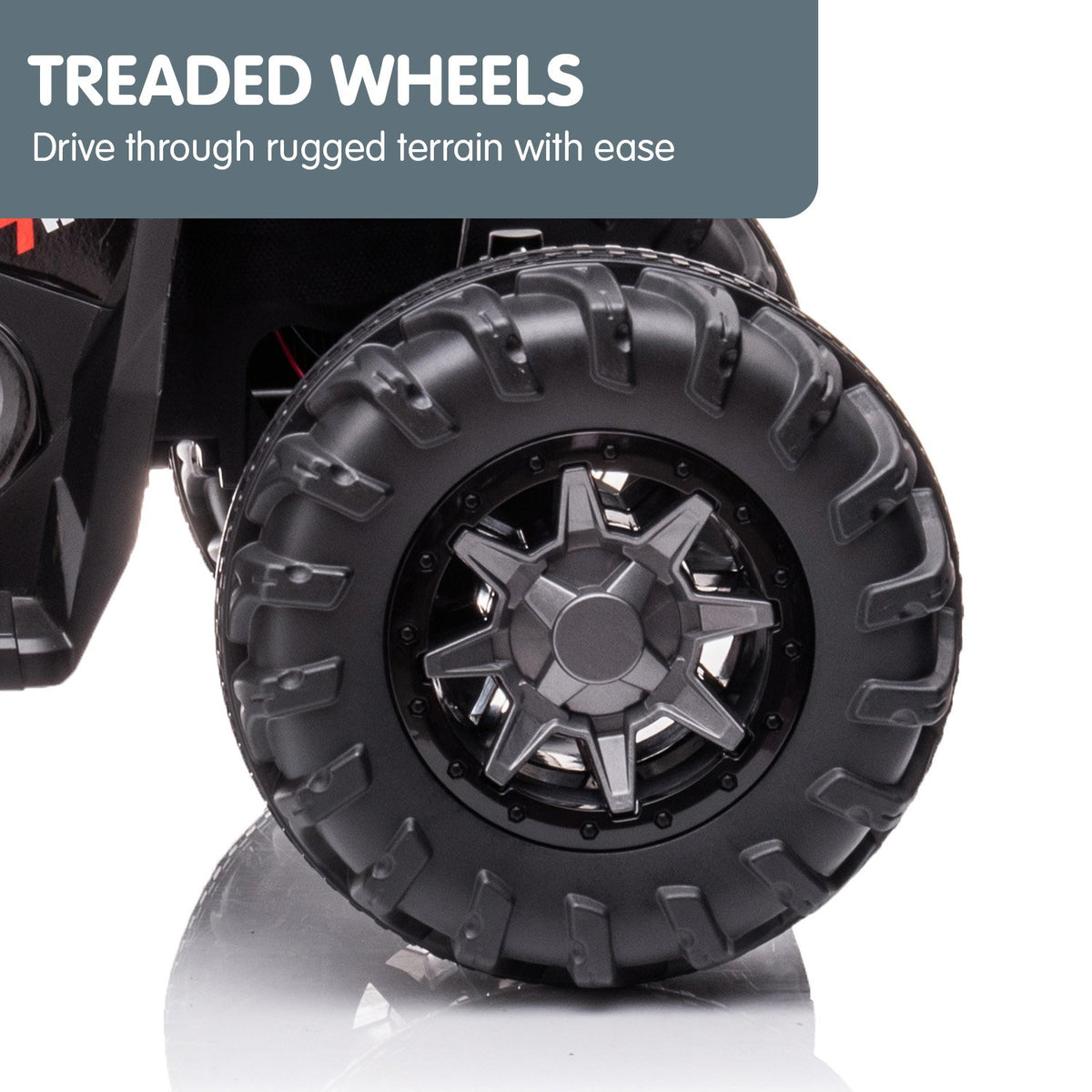 Kahuna GTS99 Kids Electric Ride On Quad Bike Toy ATV - Black | 50W