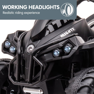 Kahuna GTS99 Kids Electric Ride On Quad Bike Toy ATV - Black | 50W