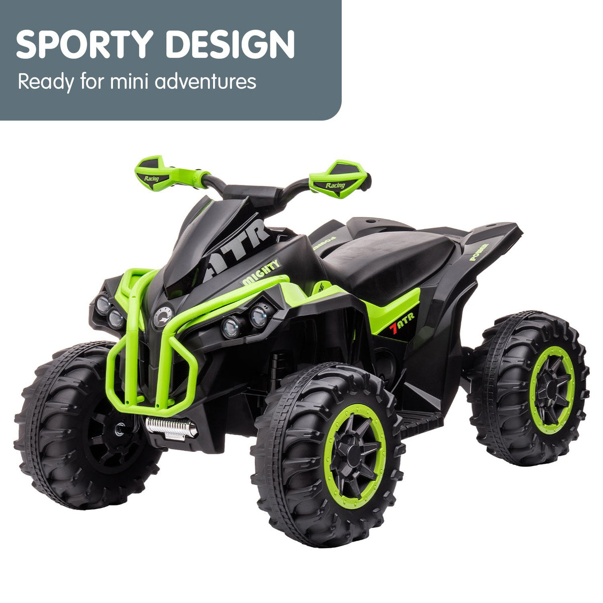 Kids Electric Ride On Quad Bike Toy ATV 50W Green by Kahuna GTS99