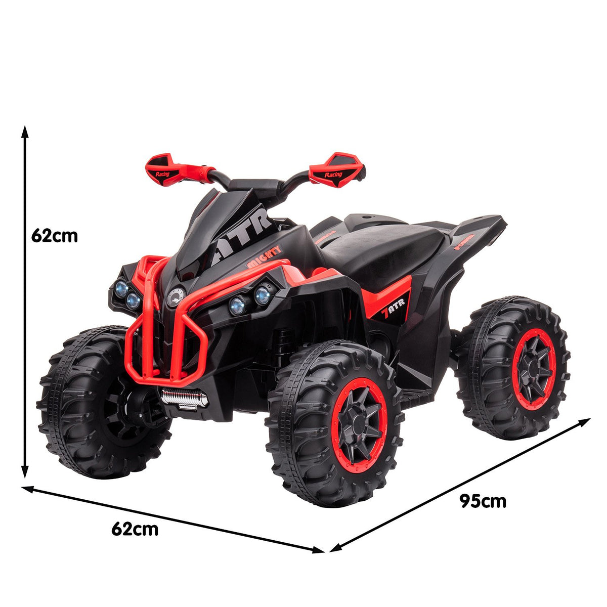 Kids Electric Ride On Quad Bike Toy ATV 50W Red by Kahuna GTS99