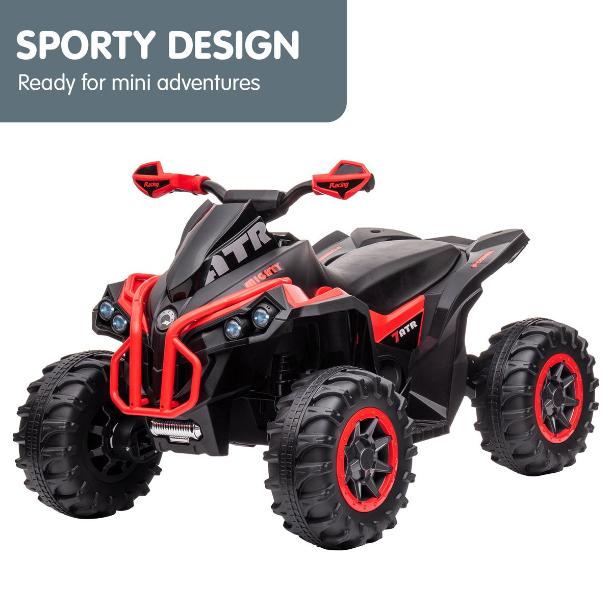 Kids Electric Ride On Quad Bike Toy ATV 50W Red by Kahuna GTS99