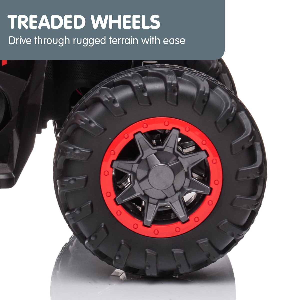 Kids Electric Ride On Quad Bike Toy ATV 50W Red by Kahuna GTS99