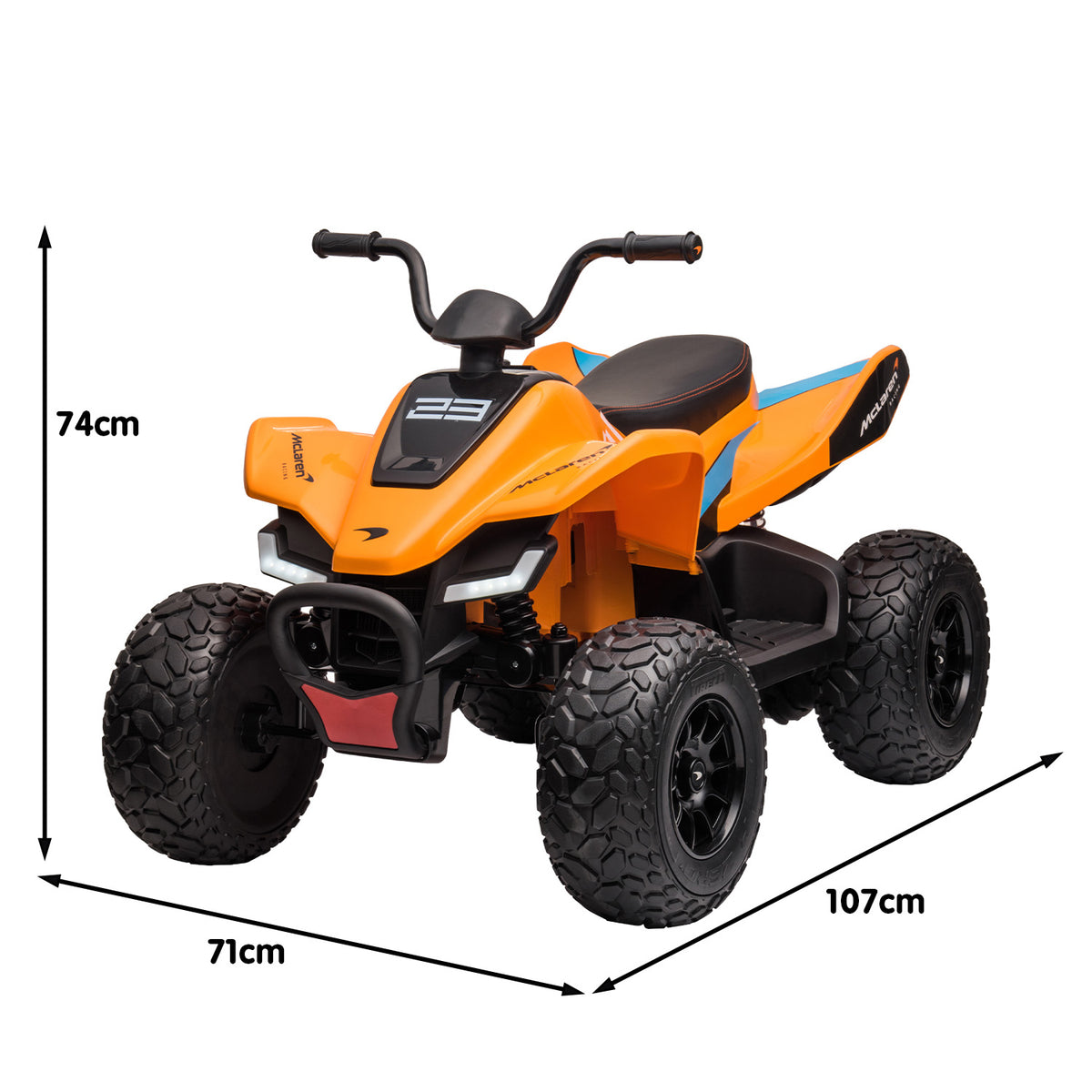 McLaren Electric Ride On Car | Orange Color | Suitable for Kids | Kahuna MCL35 Model