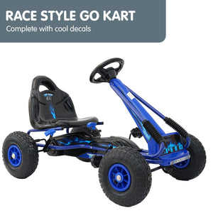 Kids Ride On Pedal Go Kart | Blue Color | G95 Model | Kahuna Brand