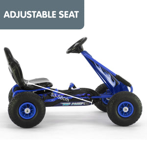 Kids Ride On Pedal Go Kart | Blue Color | G95 Model | Kahuna Brand
