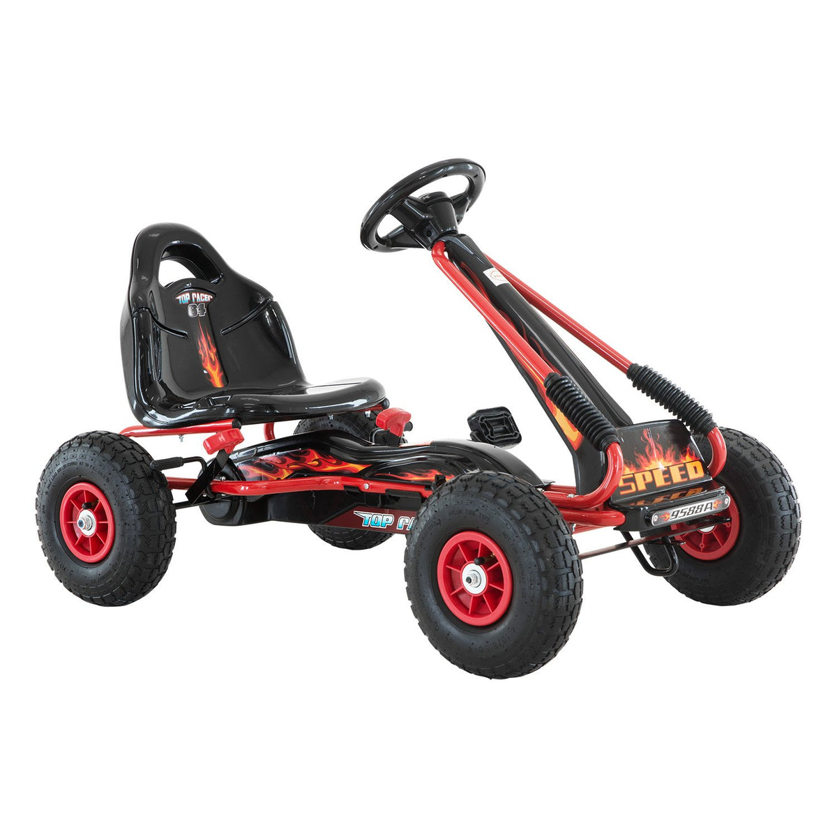 Kids Ride On Pedal-Powered Go Kart | Red Color | Kahuna G95 Model