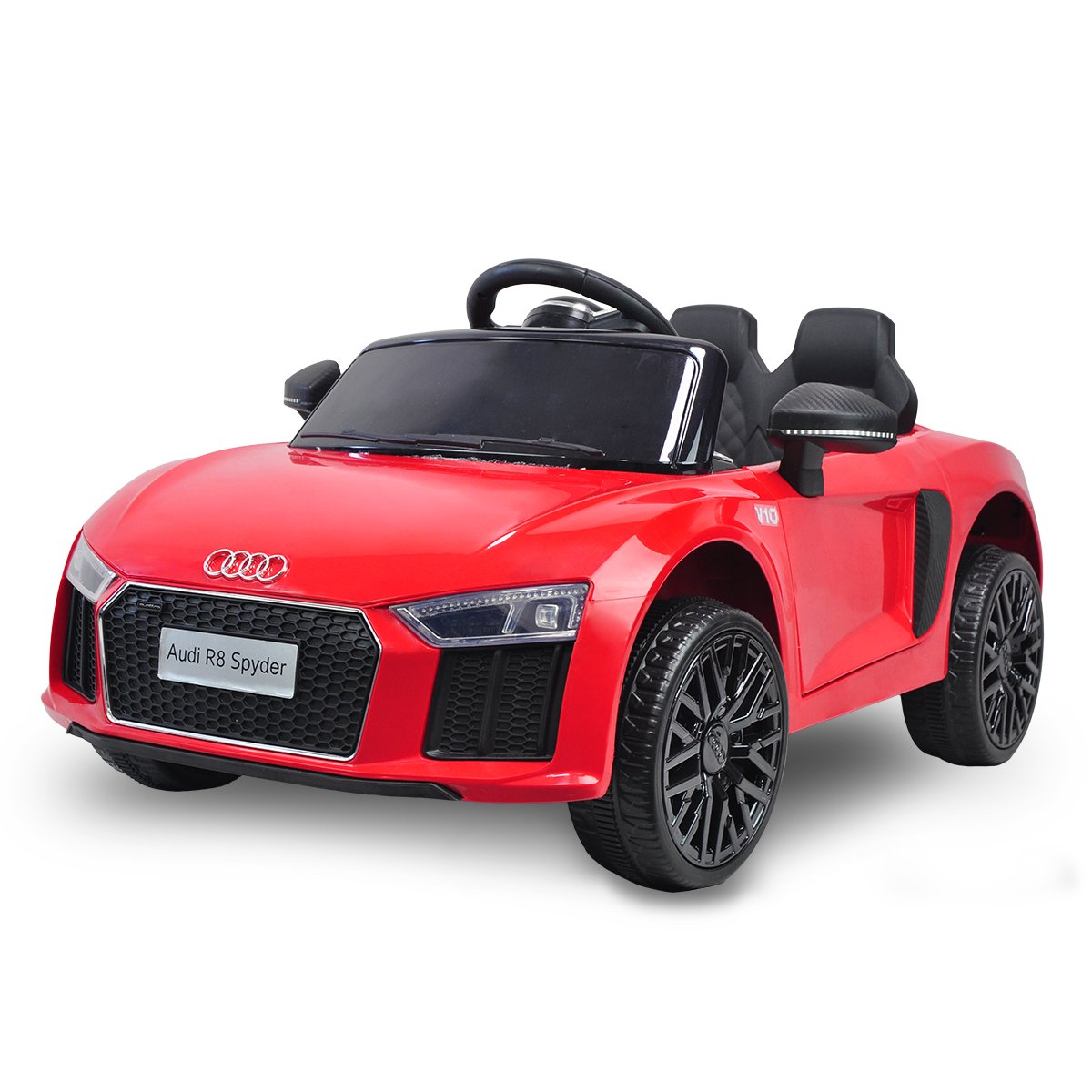 R8 Spyder Audi Licensed Kids Electric Ride On Car with Remote Control | Red Color | Kahuna Brand