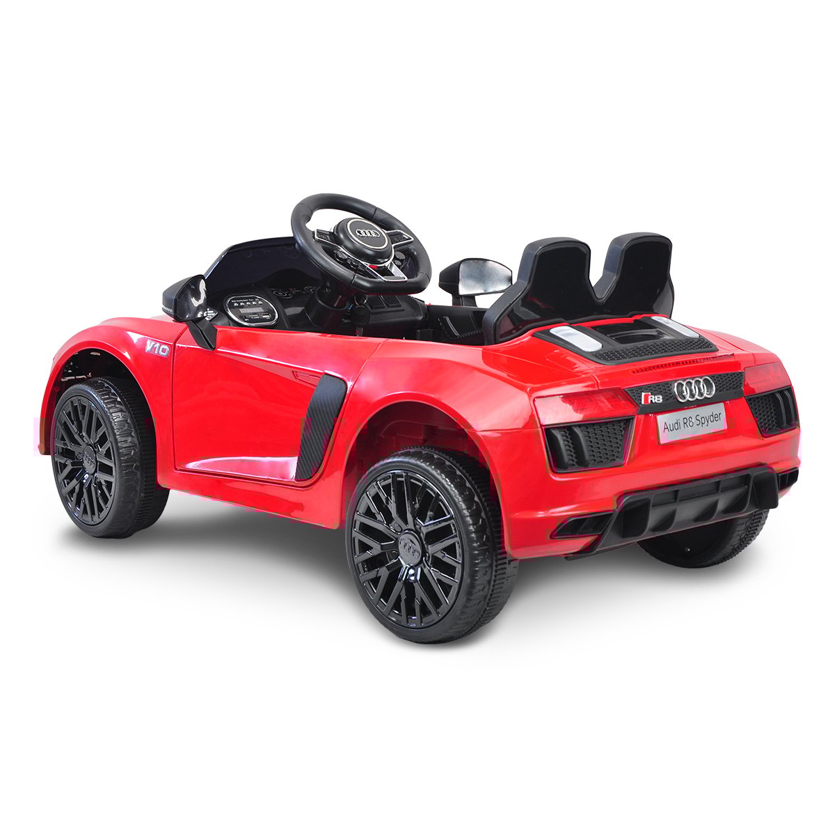 R8 Spyder Audi Licensed Kids Electric Ride On Car with Remote Control | Red Color | Kahuna Brand