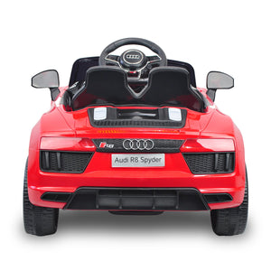 R8 Spyder Audi Licensed Kids Electric Ride On Car with Remote Control | Red Color | Kahuna Brand