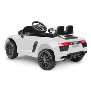 R8 Spyder Audi Licensed Kids Electric Ride On Car with Remote Control | White Color | Kahuna Brand