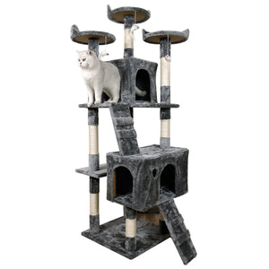 Furtastic 170cm Dark Grey Cat Tree Scratching Post