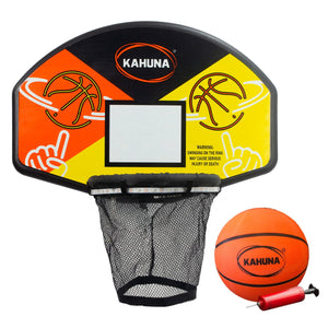Trampoline LED Basketball Hoop Set with Light-up Ball by Kahuna