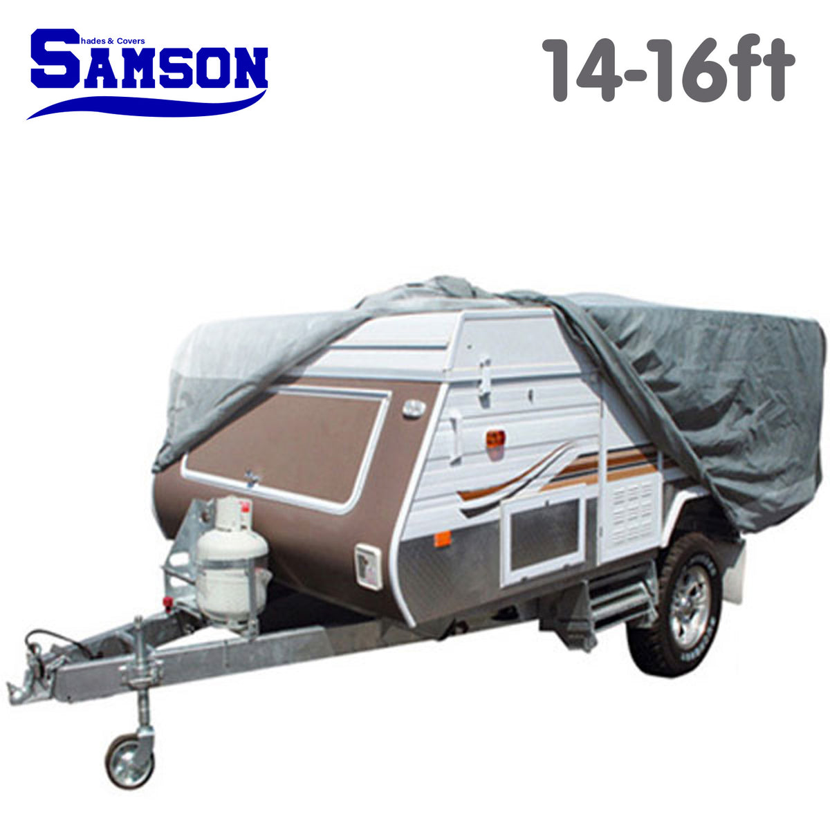 Heavy Duty Trailer Camper Cover | Suitable for 14-16ft Trailers | Samson Brand