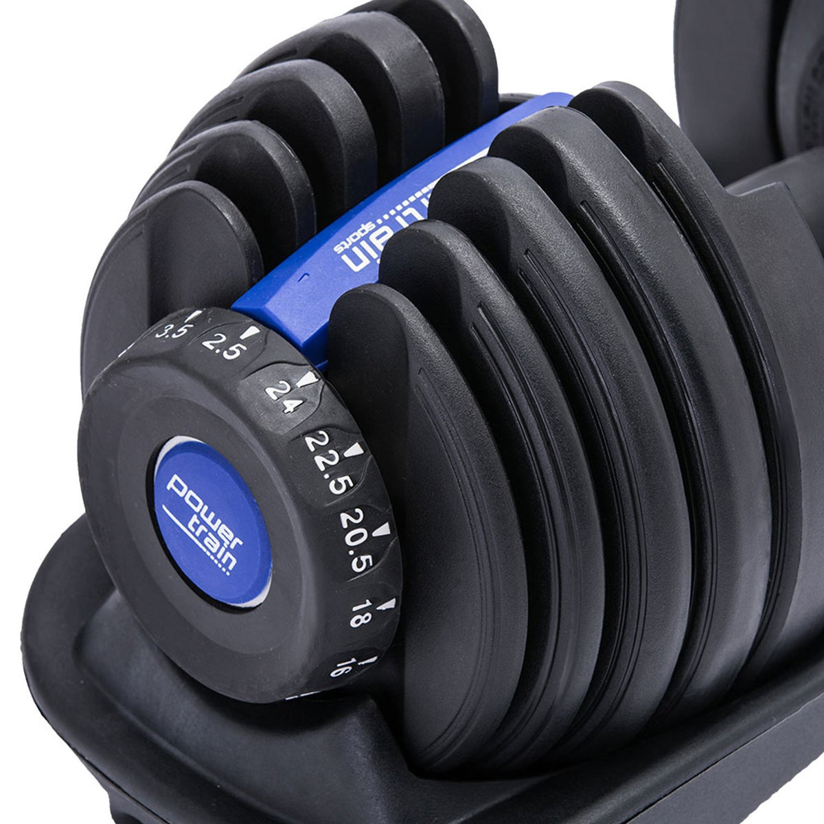 24KG Adjustable Home Gym Dumbbell | Blue