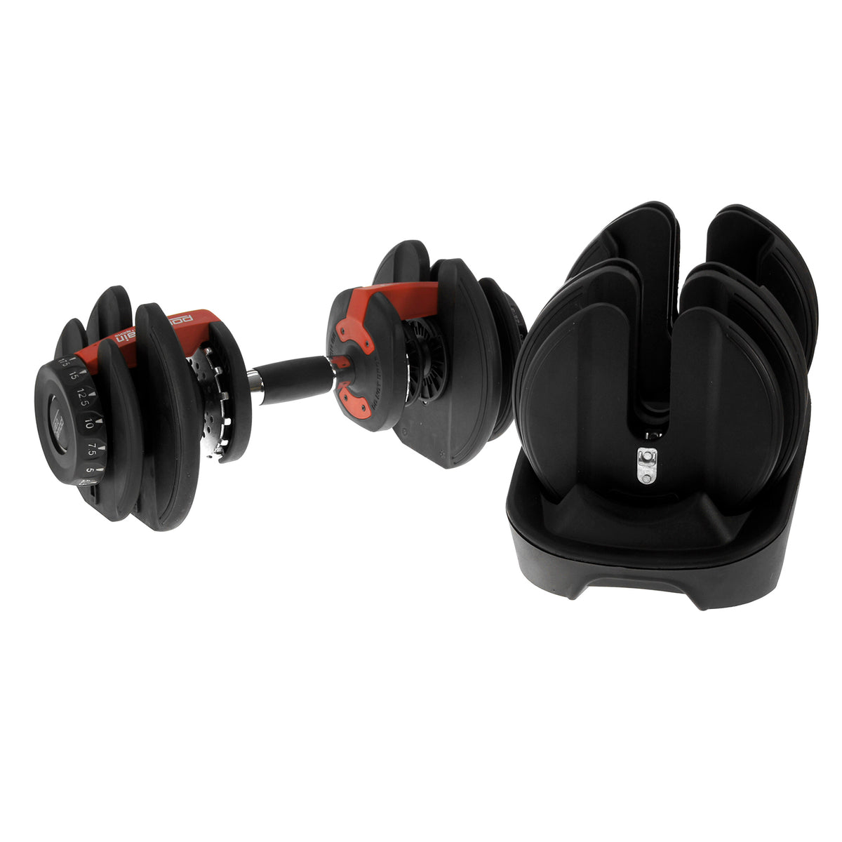 Powertrain 48kg Adjustable Dumbbell Home Gym Set