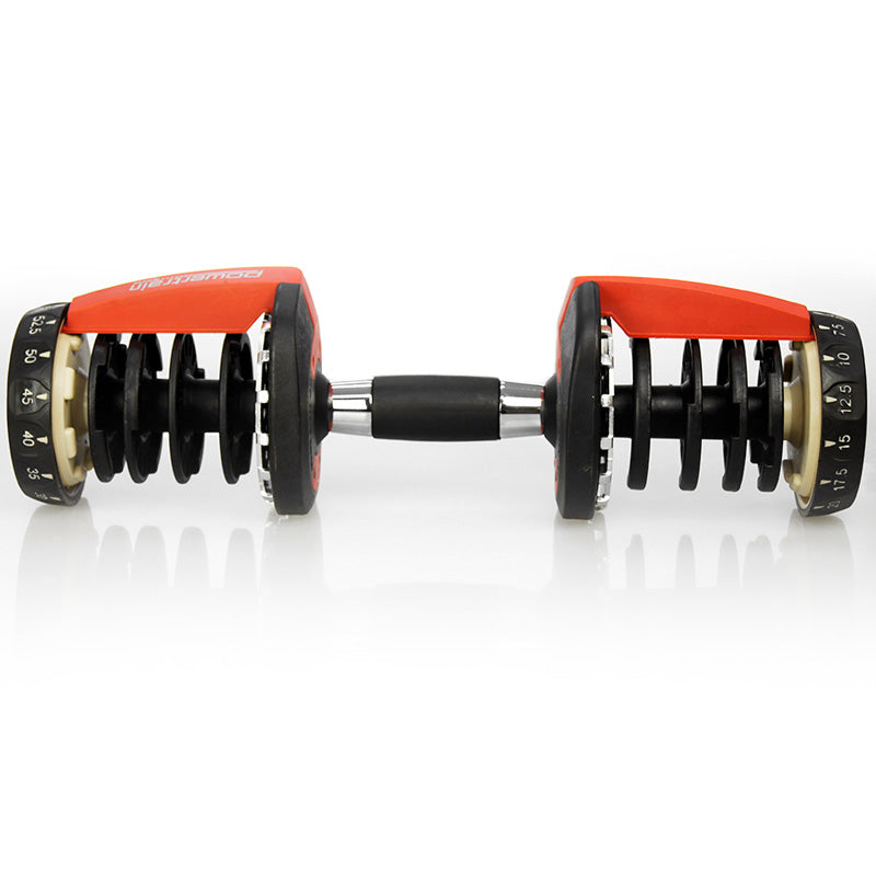 Powertrain 2x 24kg Adjustable Dumbbells | Stand