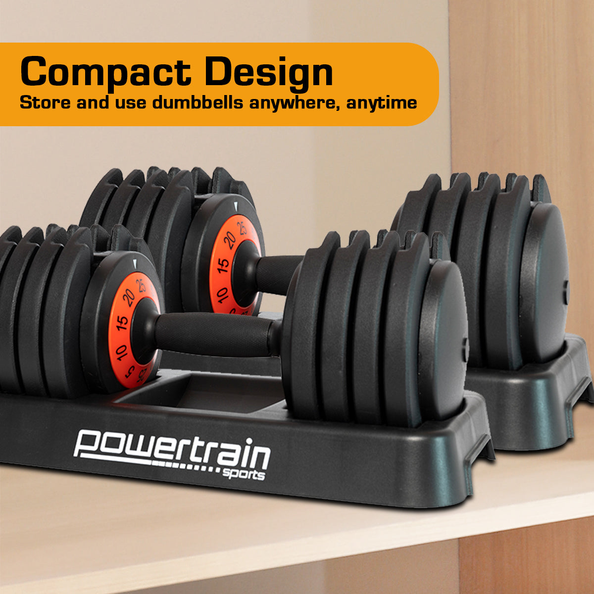 GEN2 Pro Adjustable Dumbbell Set - 50kg
