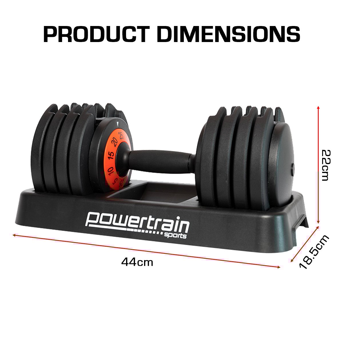 GEN2 Pro Adjustable Dumbbell Set - 50kg