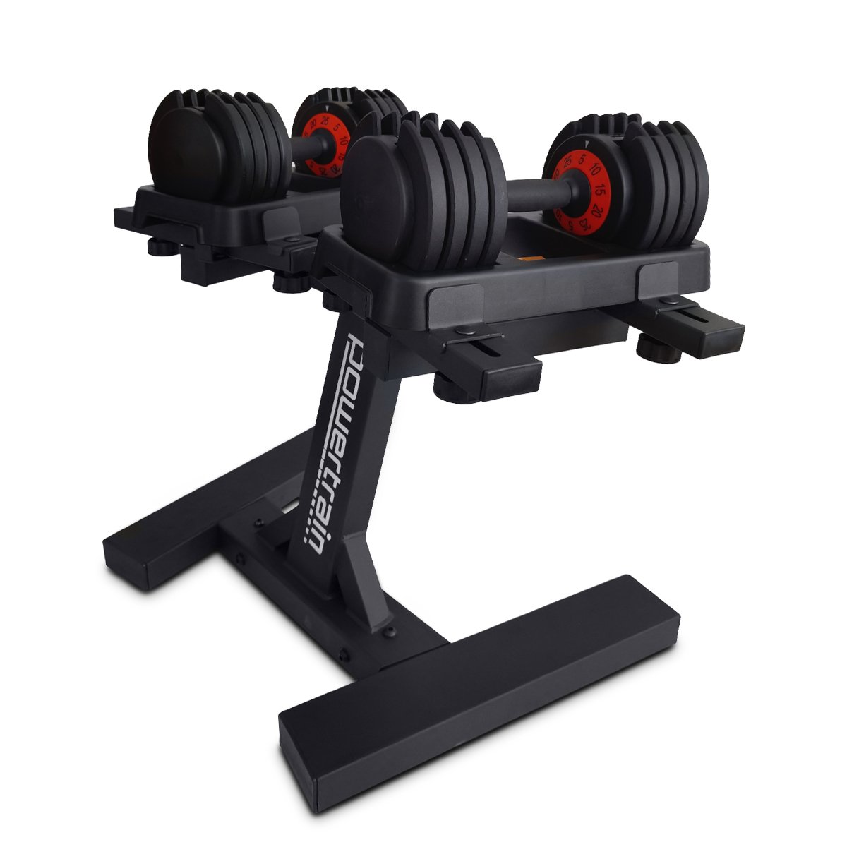 Adjustable Dumbbell Set for Home Gym Weights | Weight: 2x 25kg (50kg) | Gen2 Pro Model with Stand