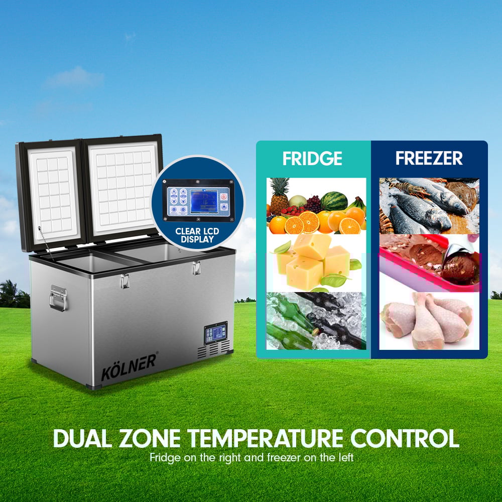 Portable Fridge Cooler Freezer 80L | Camping Car Travel Refrigerator