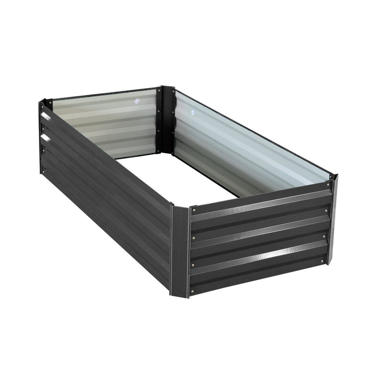 Wallaroo Garden Bed | Dimensions: 120 x 60 x 30cm | Made of Galvanized Steel | Color: Black