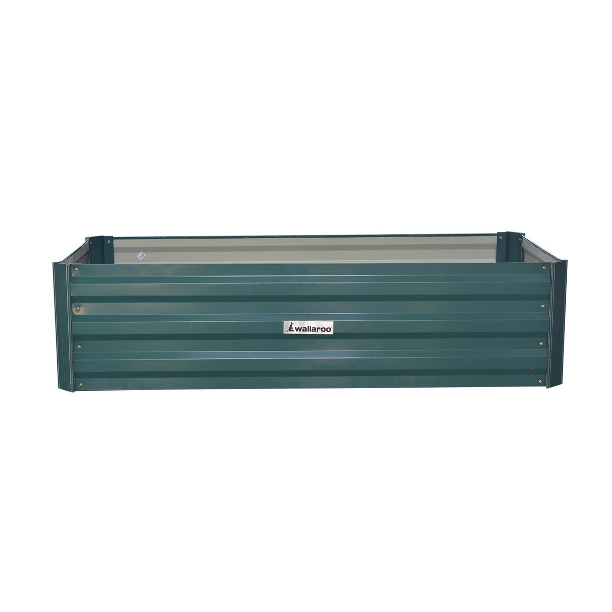 Wallaroo Garden Bed | Dimensions: 120 x 60 x 30cm | Made of Galvanized Steel | Color: Green