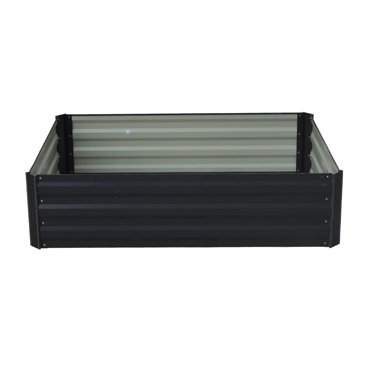 Wallaroo Garden Bed | Dimensions: 120 x 90 x 30cm | Made of Galvanized Steel | Color: Black