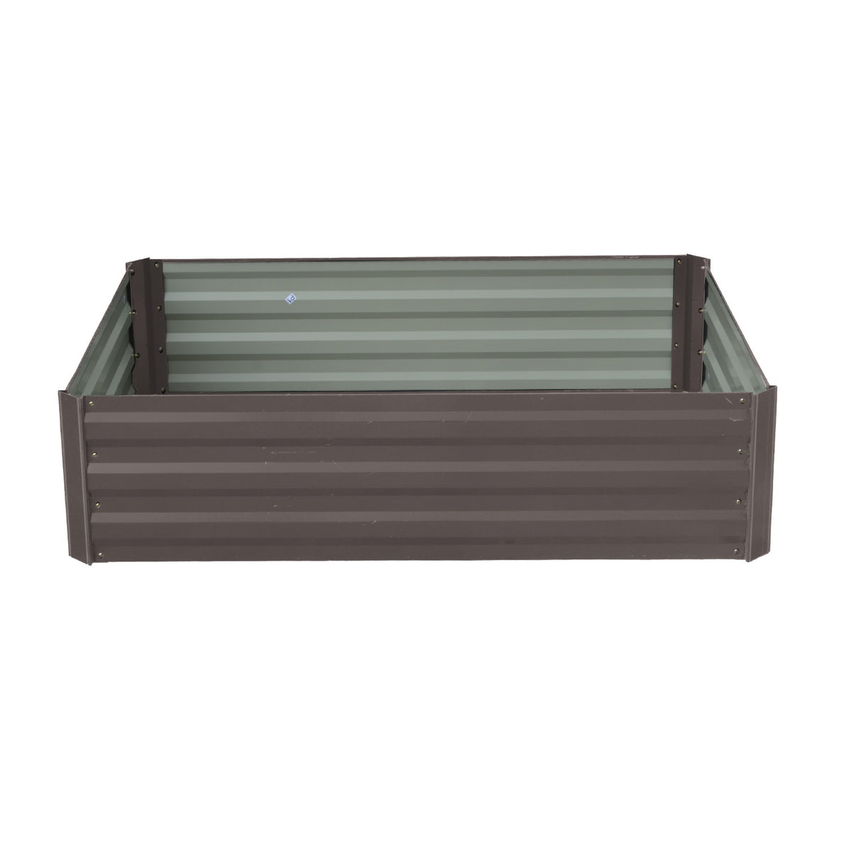 Wallaroo Garden Bed | 120 x 90 x 30cm | Galvanized Steel | Grey