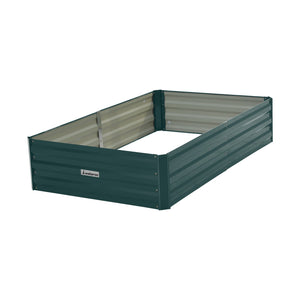 Wallaroo Garden Bed | 150 x 90 x 30cm | Galvanized Steel | Green