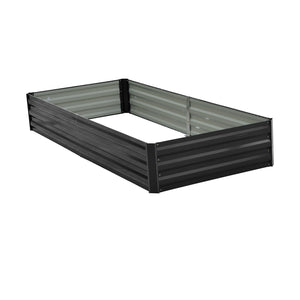 Wallaroo Garden Bed | 210 x 90 x 30cm | Galvanized Steel | Black