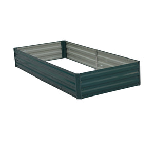 Wallaroo Garden Bed | 210 x 90 x 30cm | Galvanized Steel | Green