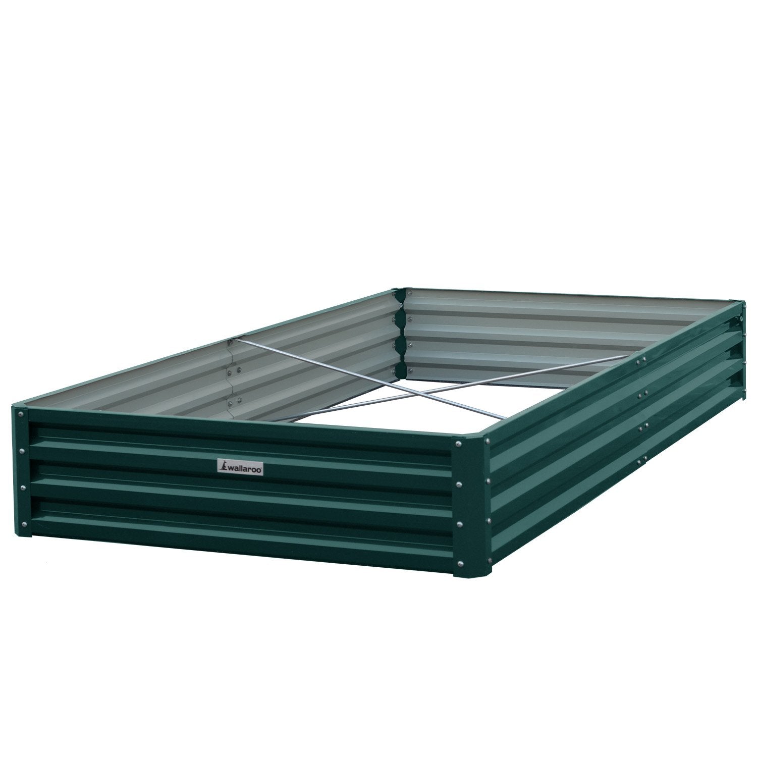 Galvanized Steel Garden Bed | 240 x 120 x 30cm | Green