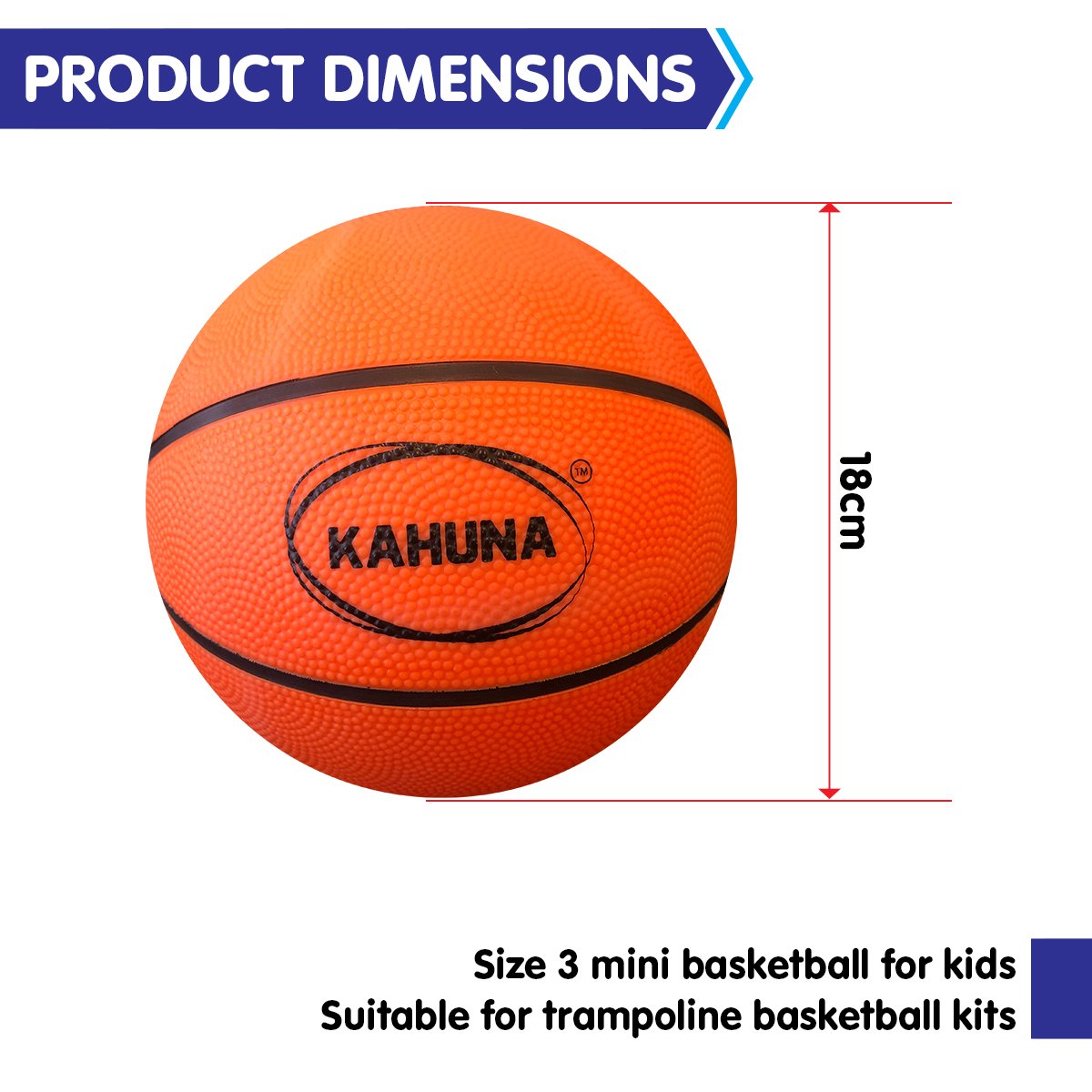 Basketball L.e.d Glow Light Up Trampoline Ball by Kahuna