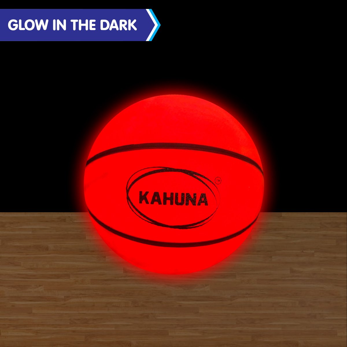Basketball L.e.d Glow Light Up Trampoline Ball by Kahuna
