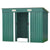 Wallaroo Garden Shed | Dimensions: 4ft x 8ft | Flat Roof | Outdoor Storage | Color: Green