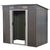 Wallaroo Garden Shed | Dimensions: 4ft x 8ft | Flat Roof | Outdoor Storage | Color: Grey